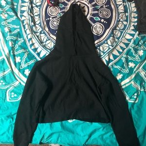 Cropped Pullover Hoodie